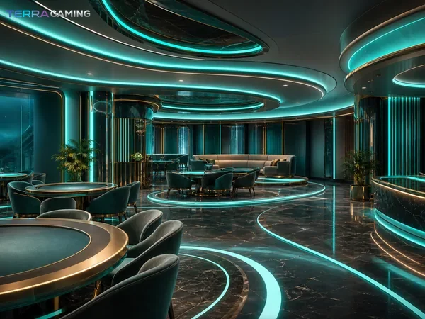 Tampilan pilihan Casino dan permainan langsung